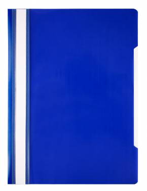 Папка скоросшиватель с прозрач. верхним листом А4 PSE20BLUE синий 100/120мкм