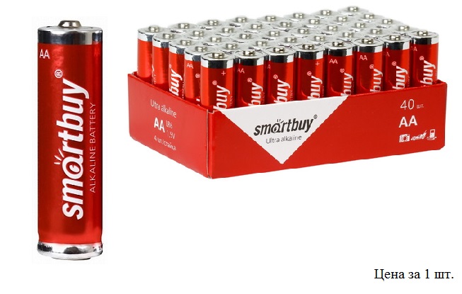 Батарейка Smartbuy LR6/40 AA алкалиновая SBBA-2A40S
