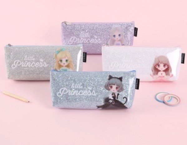 Пенал-косметичка Languo Princess 200*80*40 мм, ассорти LG-11430