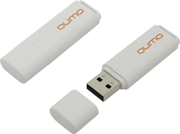Флэш-драйв 8ГБ QUMO USB 2.0 Optiva 01 White корп. белый