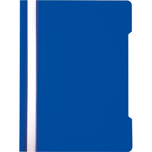 Скоросшиватель А4 мягкий пластик, синий Attomex 100/110мкм 3079803