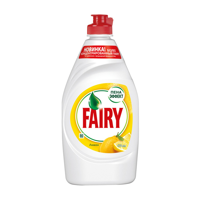 Средство д/посуды Fairy 450 мл Сочный лимон 
