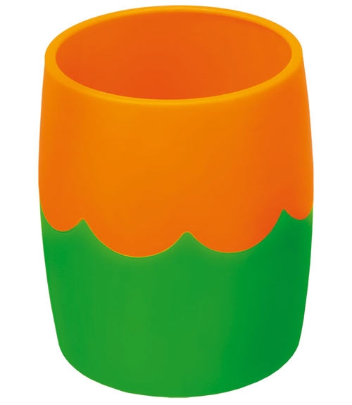Стакан СТАММ Двухцветный  СН503 зелено-оранжевый