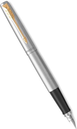 Ручка перьевая Parker JOT SS GT FP M  BLU GB 2030948 корп. сталь