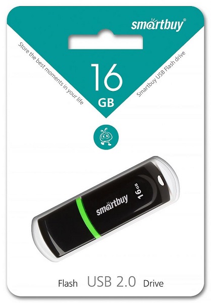 Флэш-драйв 16ГБ Smartbuy Paean Black USB (SB16GBPN-K)