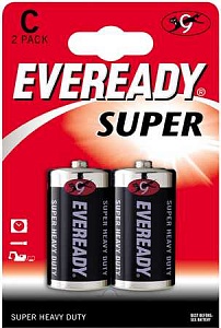 Батарейка Eveready C R14 BL-2 блистер 2шт/уп