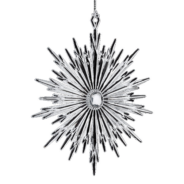 Украшение новогоднее Decor Снежинка-льдинка 13.5см EK 47458