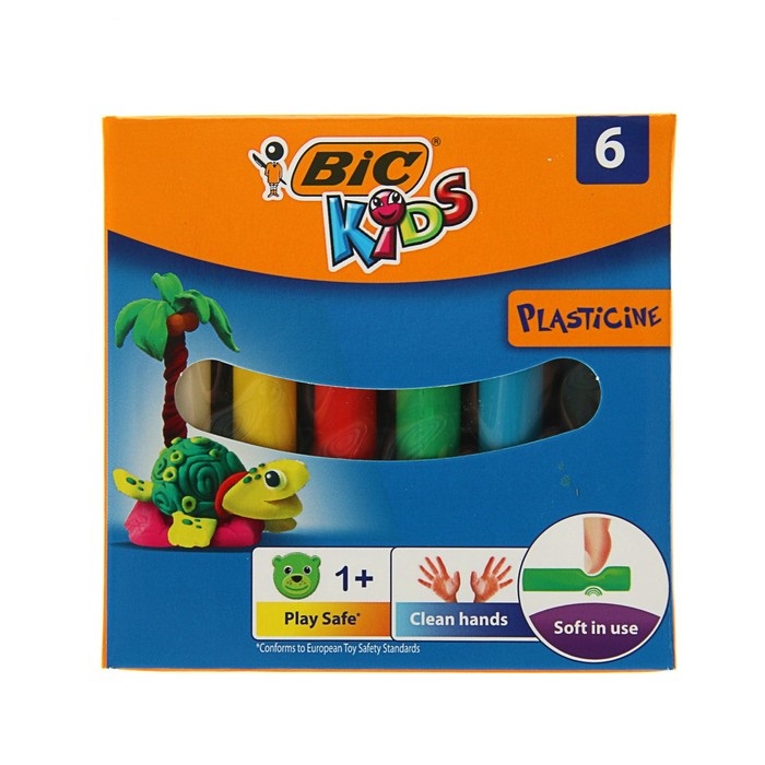 Пластилин  6 цв. BIC Kids 947712
