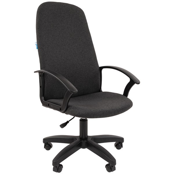 Кресло руководителя Helmi HL-E79 Elegant LTP, пиастра, пластик, серый 344269