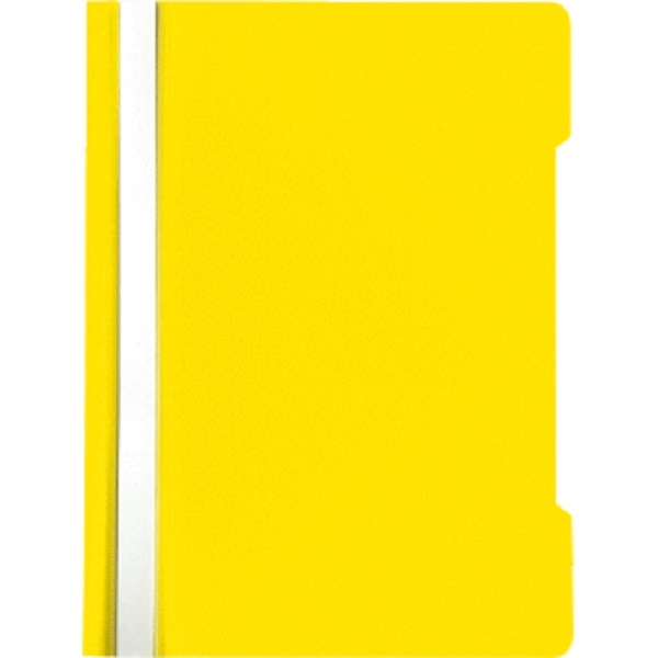 Скоросшиватель А4 мягкий пластик, желтый Attomex 100/110мкм 3079800