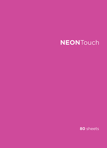 Тетрадь А-4  80 л. кл. ПЗБМ S НеонТач. Soft Touch, тисн, пурпурный 029531
