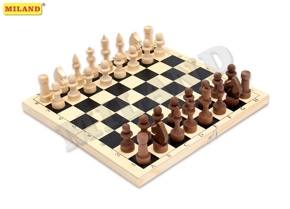 Игра настольная Шахматы ИН-3880 обиходные парафинированные, дерево