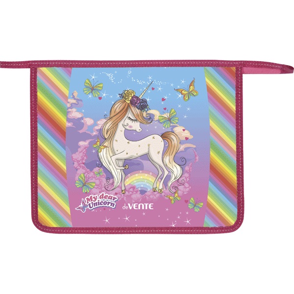 Папка для тетрадей А5 deVENTE. Unicorn, молния сверху 8053013