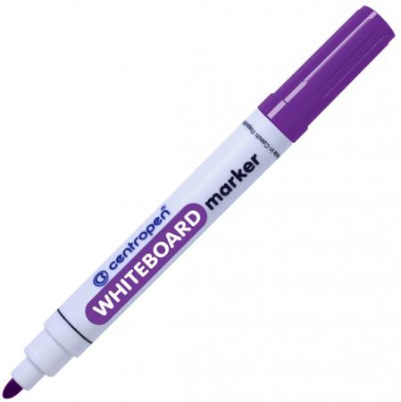 Маркер для белой доски "Centropen" фиолетовый, круглый наконечник 8559/1Ф
