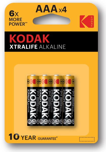 Батарейка Kodak MAX/XTRALIFE LR03-4BL ААА (цена за 1 шт.)