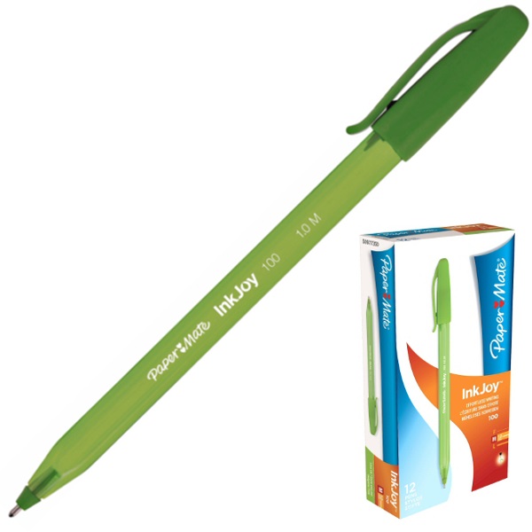 Ручка шариковая Ink Joy 100 S0977350 трехгранный корпус, зеленая