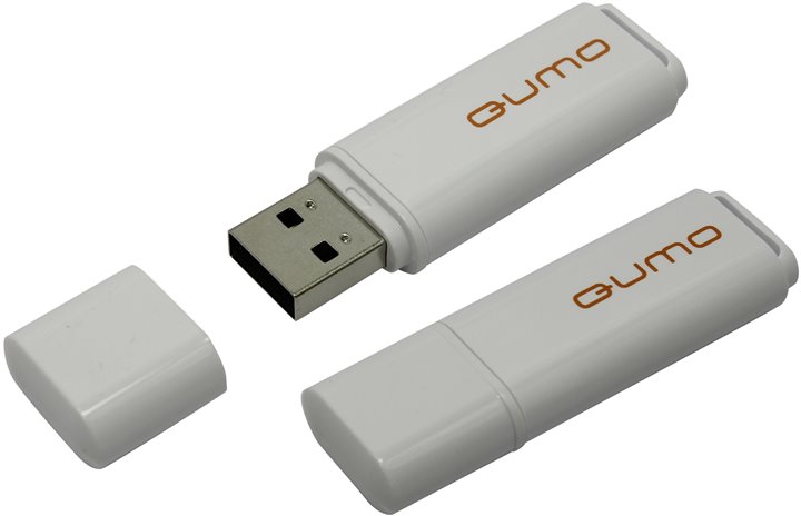 Флэш-драйв 4ГБ QUMO USB 2.0 Optiva 01 White корп. белый
