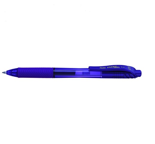 Ручка гелевая автомат. ENERGEL-X, рез.грип, фиолетовый стержень, 0,7 мм Pentel BL107-V ВЫВОД