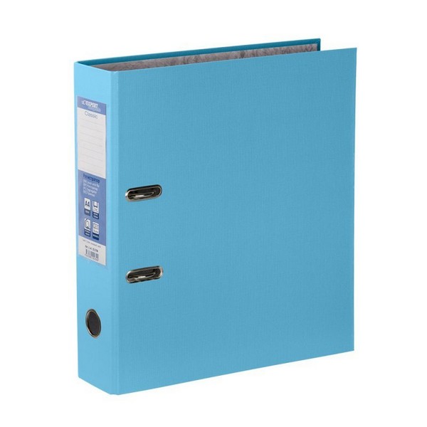 Папка-регистратор А4  75 мм Expert Complete Classic PVC 251794/251694 голубой