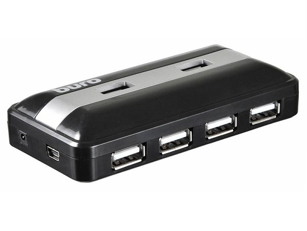 Разветвитель USB 2.0, пассивный, 7 портов, Buro BU-HUB7-U2.0
