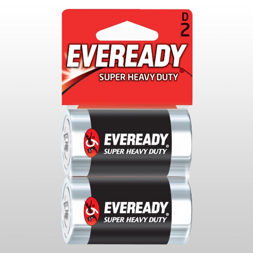 Батарейка Eveready D R20 BL-2 блистер 2шт/уп