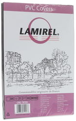 Обложки пластик дымчатые А-4 150мкм, 100л. PVC Lamirel Transparent  LA-78783