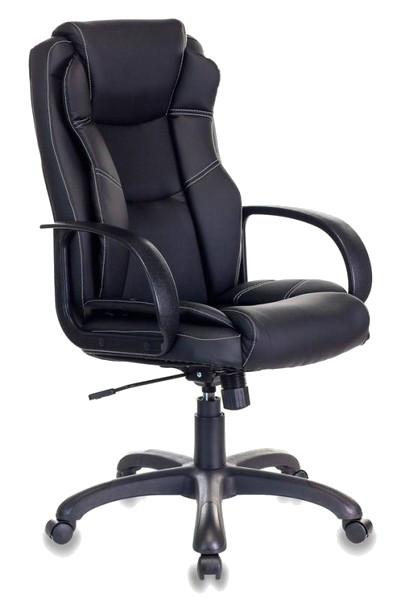 Кресло руководителя Бюрократ CH-839 кожзам, пластик, черный