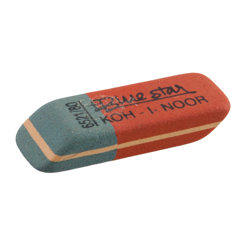 Ластик Koh-I-Noor  6521/80-84 Blue Star комбинированный