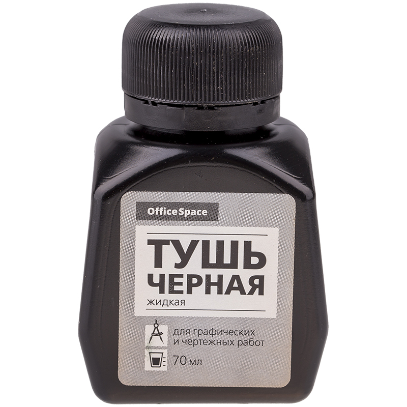 Тушь черная 70 мл. ТУч_6386