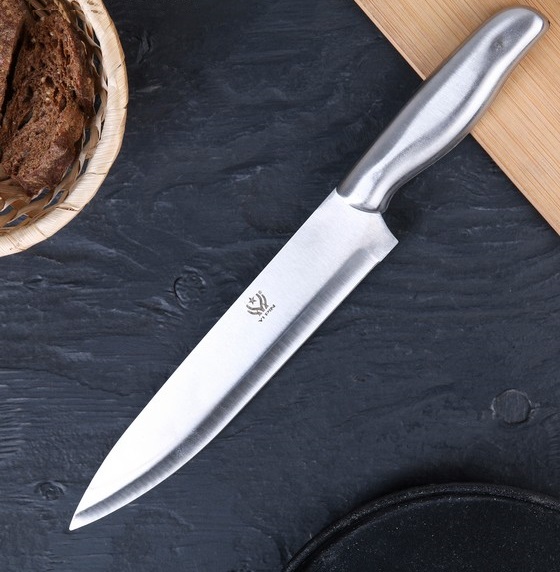 Нож кухонный, 200мм, метал.