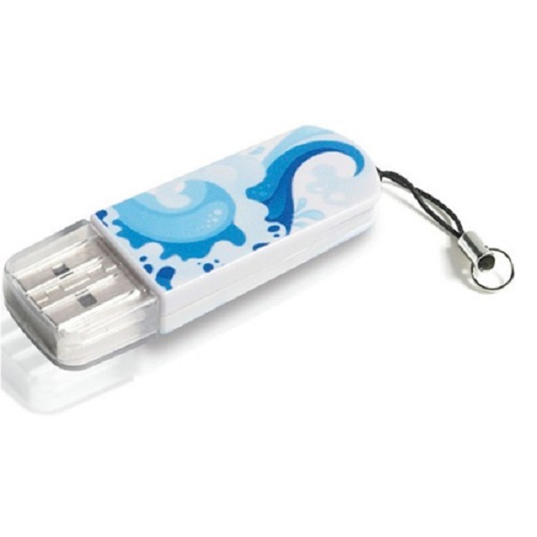 Флэш-драйв 16ГБ Verbatim Mini Elements Edition 49407 USB2.0 белый/рисунок