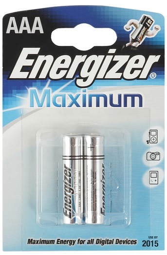 Батарейка Energizer LR03-2BL (ААА) Maximum 2шт/уп