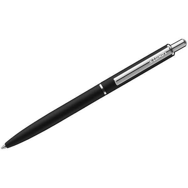 Ручка шариковая Luxor Cosmic 8146 автомат, корпус черный/хром