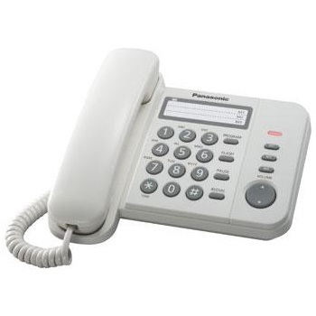 Телефон Panasonic KX-TS2352RUW белый, 16866