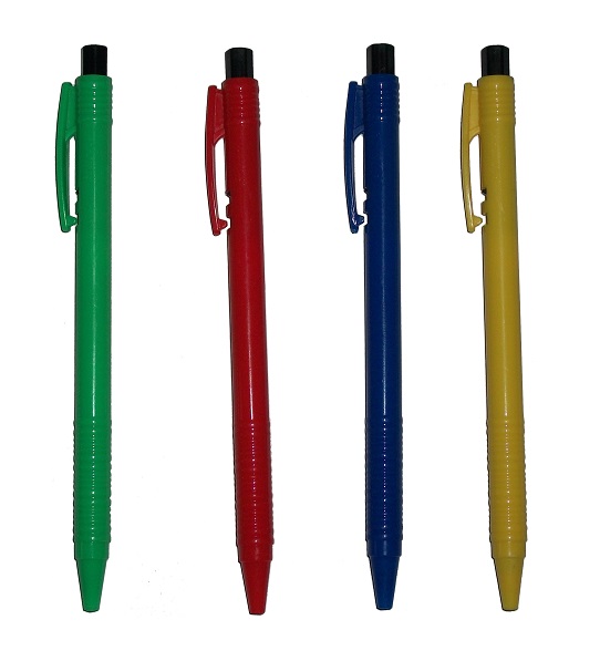 Ручка шариковая автомат МС-3519  цв.корп., синяя