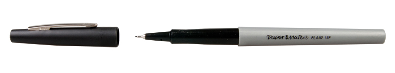 Ручка капиллярная с волоконным пиш. узлом Flair UF 0,4мм. S0901321 черная