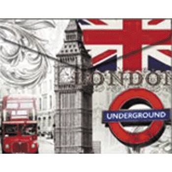 Пaпка-конверт на кнопке А4 (33*24см) 150 мкм deVENTE. London 3071725