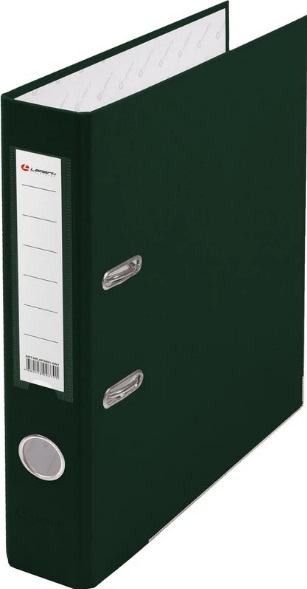 Папка-регистратор А4  50 мм PP LAMARK601 с металл.окантовкой/карман, зеленый AF0601-GN1