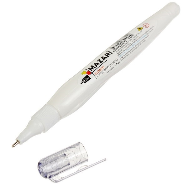 Ручка-корректор ELEMENT M-4105 7ml c метал. наконечником