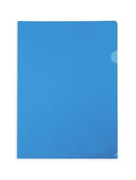 Папка-уголок Hatber А4 150мкм Синяя AGp_04202