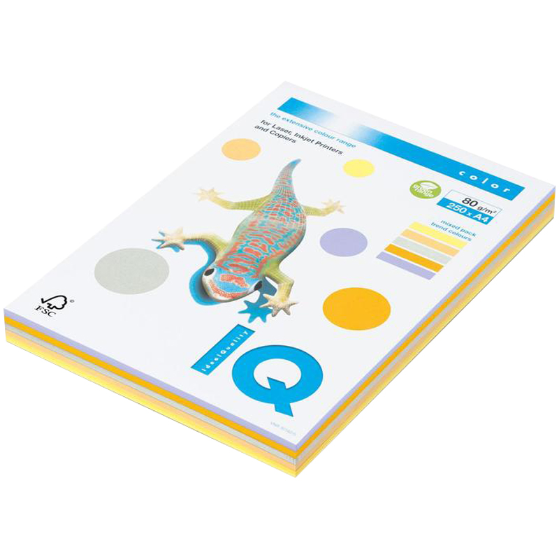 Бумага Maestro/IQ Color trend А4 80гр 250л. (5 цв.) RB-03 