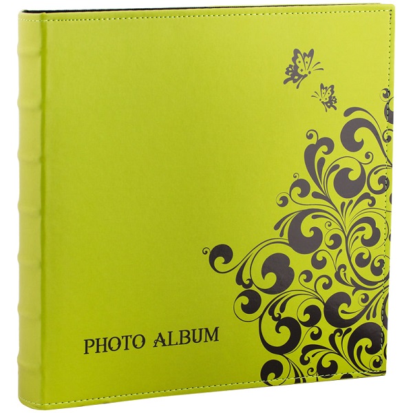 Фотоальбом (10*15) 500 фото ArtSpace "Green", ПП карман, PU кожа PA_22168