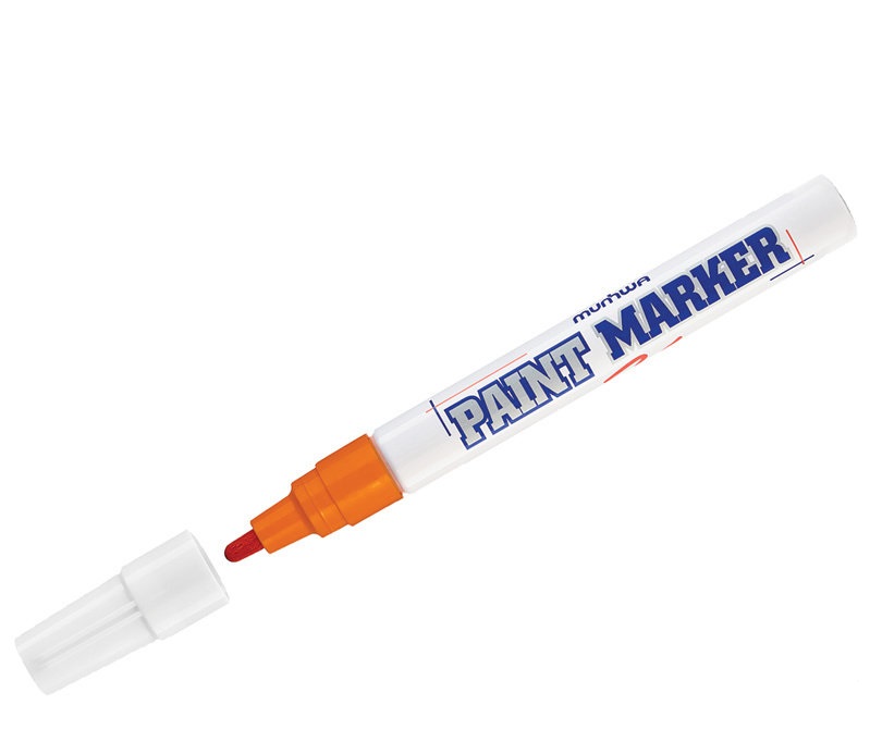 Маркер-краска оранжевая, MunHwa PM-11 (4мм)  нитро-основа