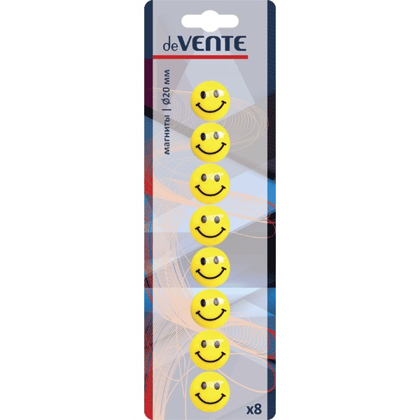 Магниты 2 см (8шт) deVENTE. Smile 6021500