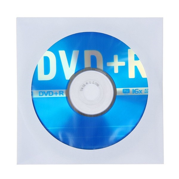Компакт-диск DVD+R 4.7Гб 16x Data Standard, конверт бум.