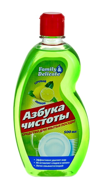 Средство д/посуды Азбука чистоты 500 мл Сочный лимон