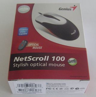 ььМышь Genius NetScroll 100 оптич. (USB), 800dpi, bundle, GM-Nscr 100 USB