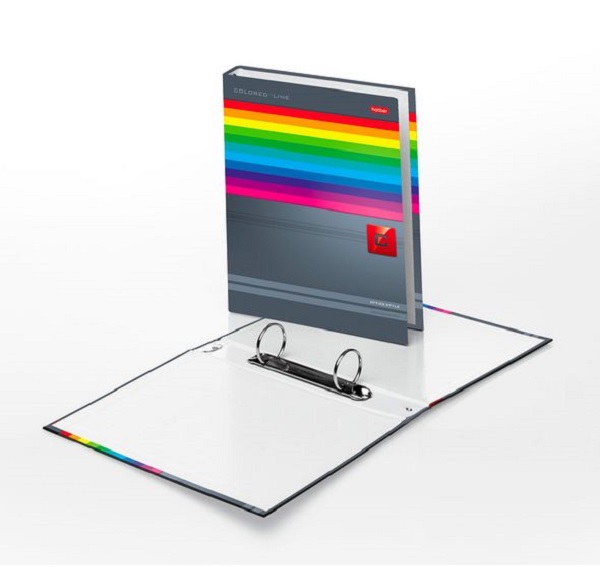 Папка для тетрадей на кольцах А5 Colored_Line 10649