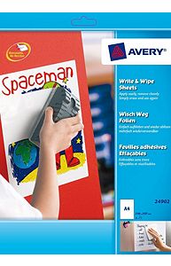 Этикетки-доски А4 Напиши и сотри  24902