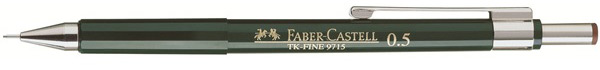 Автокарандаш Faber Castell 136500 TK-FINE,  0,5мм ластик